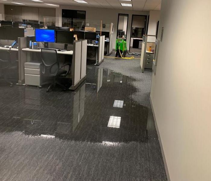 Standing Water in an office building